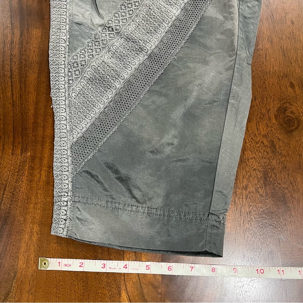 Free People Movement Trailhead Convertible Gray Lace Pants/ Shorts Size Small - Picture 10 of 10